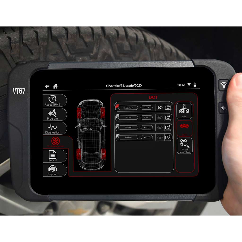 ATEQ | VT67 Complete TPMS & Tire Management Diagnostic Tablet Tool (VT67-0000)