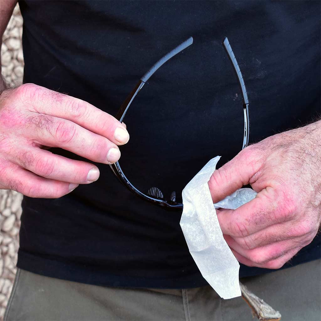 Cordova Safety Products | Lens Cleaning Wipes - Box of 100 Individually Wrapped Towelettes (LW100)