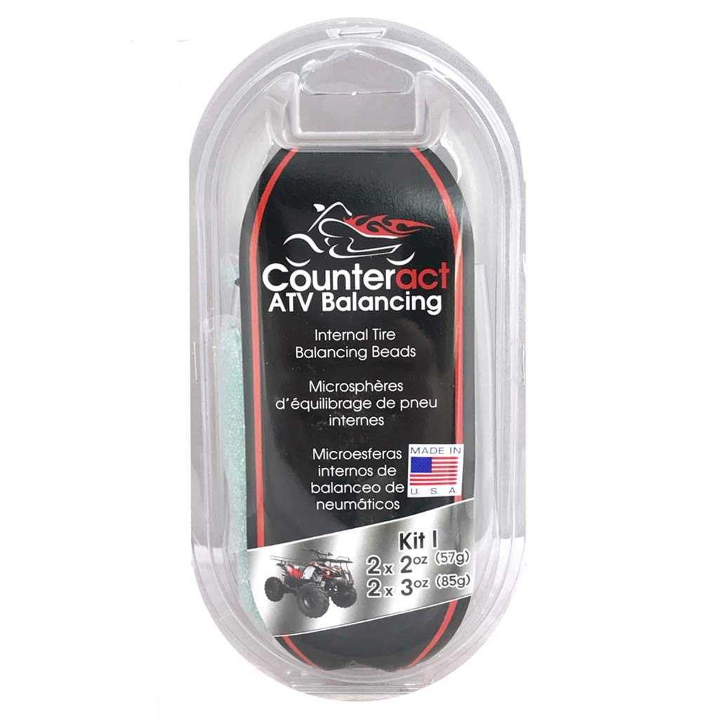 Counteract | Do-It-Yourself DIY Kit for Off-Road ATV & UTV with 2 oz & 3 oz Tire Balancing Beads (KITI)