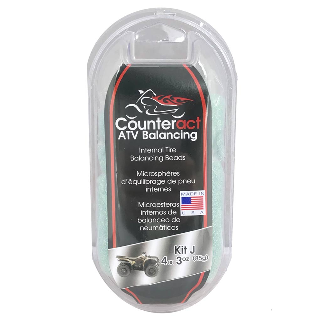 Counteract | Do-It-Yourself DIY Kit for Off-Road ATV & UTV with 3 oz Tire Balancing Beads (KITJ)