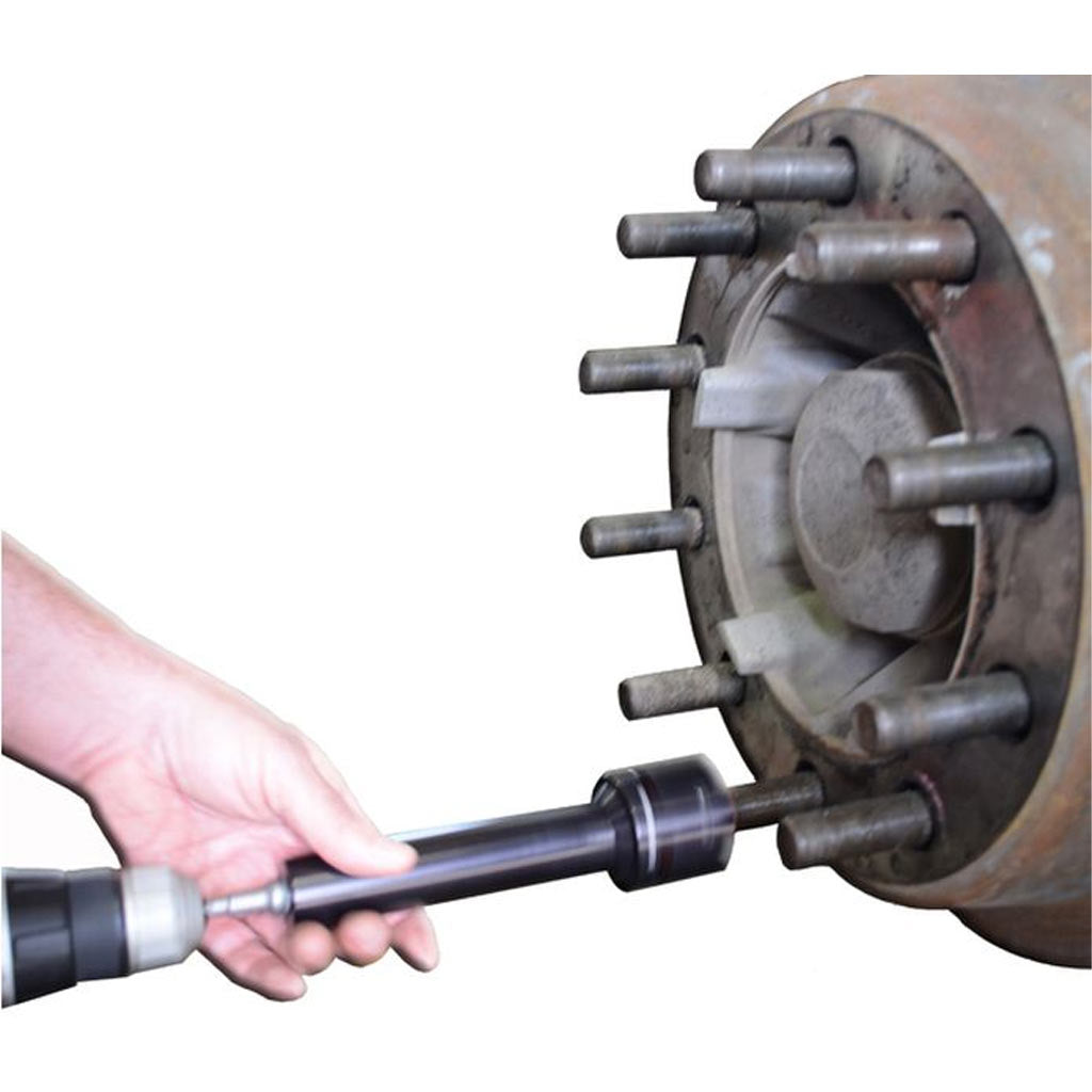 Counteract | Truck Wheel Maintenance Hub & Stud Brush Cleaning Kit with Low-Speed Air Driver (STK-WMK)