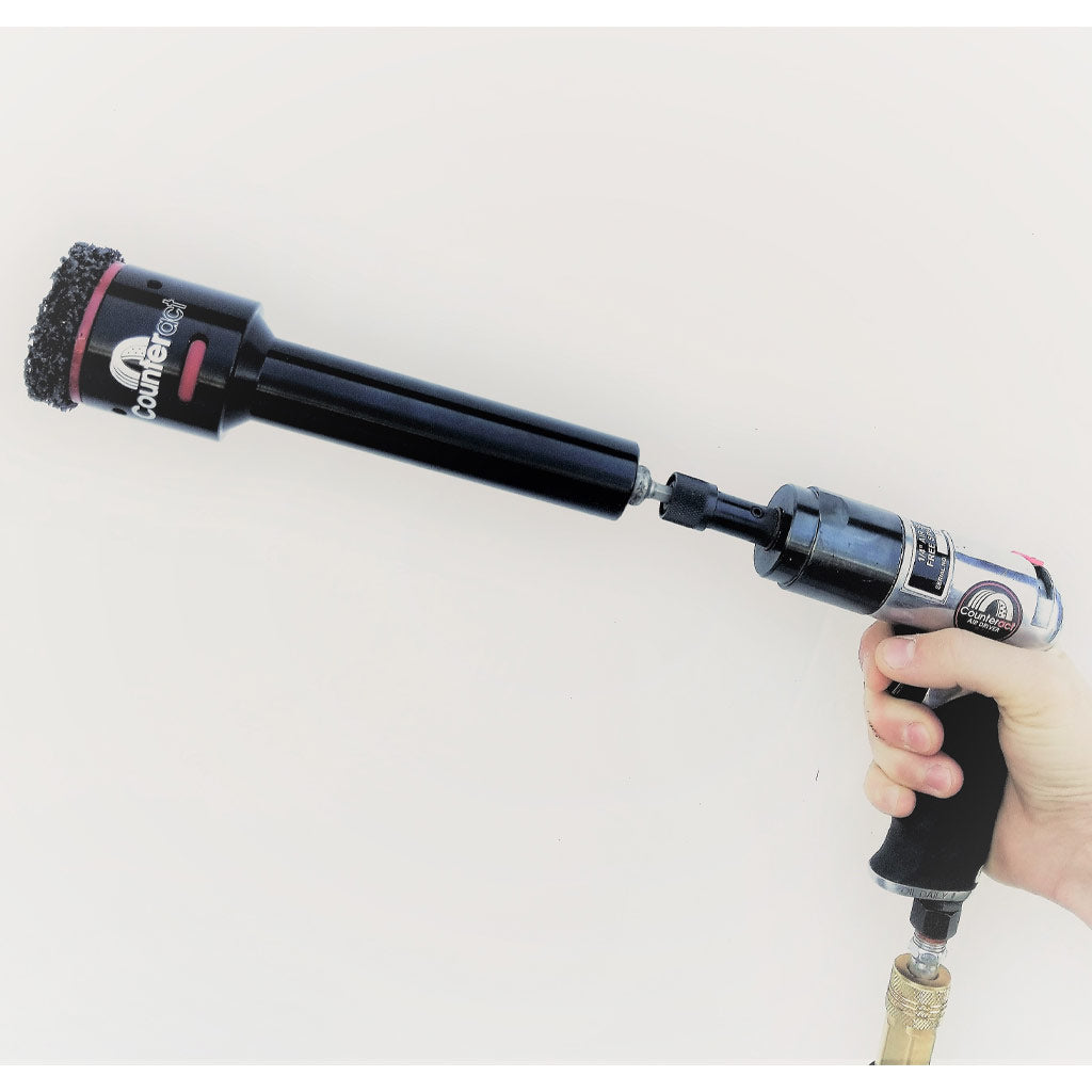 Counteract | Truck Wheel Maintenance Hub & Stud Brush Cleaning Kit with Low-Speed Air Driver (STK-WMK)