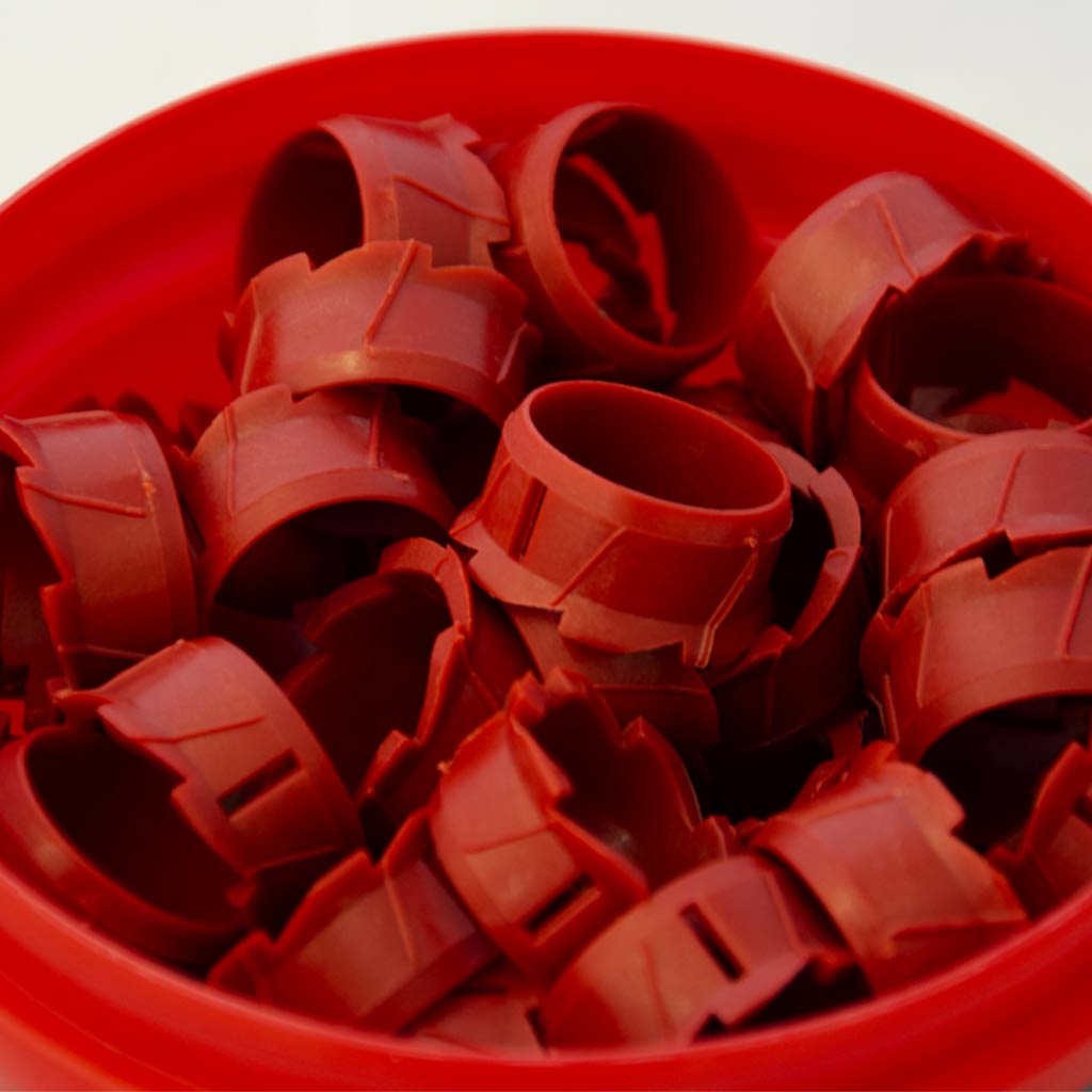 Counteract | Wheel Centering Sleeves for 22mm Studs 100-Pack Fleet Bucket (WCS-C)