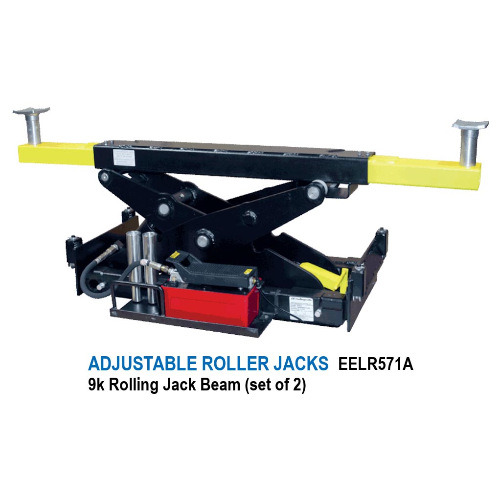 Hofmann | 18K Heavy Duty 4-Post Alignment Lift with 2 Rolling Jacks (FPA18210)