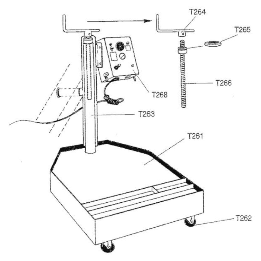 Lincoln LMC | Model 2500 Mini OTR Multi-Use Tire Vulcanizer Spotter 120V