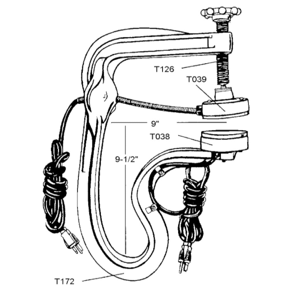 Lincoln LMC | Model 500 Tractor Tire Vulcanizer Spotter - Choose 120V or 240V