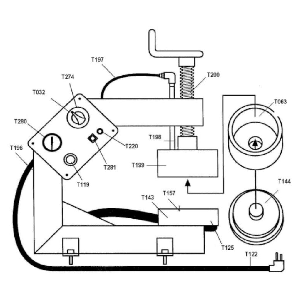 Lincoln LMC | Model ERV Envelope Repair Vulcanizer Spotter - Choose 120V or 240V