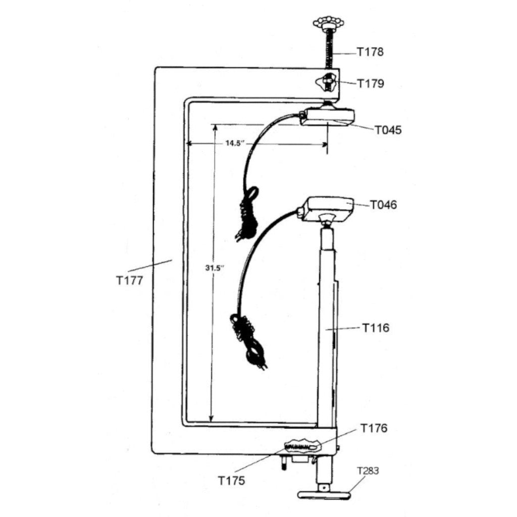 Lincoln LMC | Model GT2 Giant Tire Vulcanizer Spotter with Contour Bags - Choose 120V or 240V