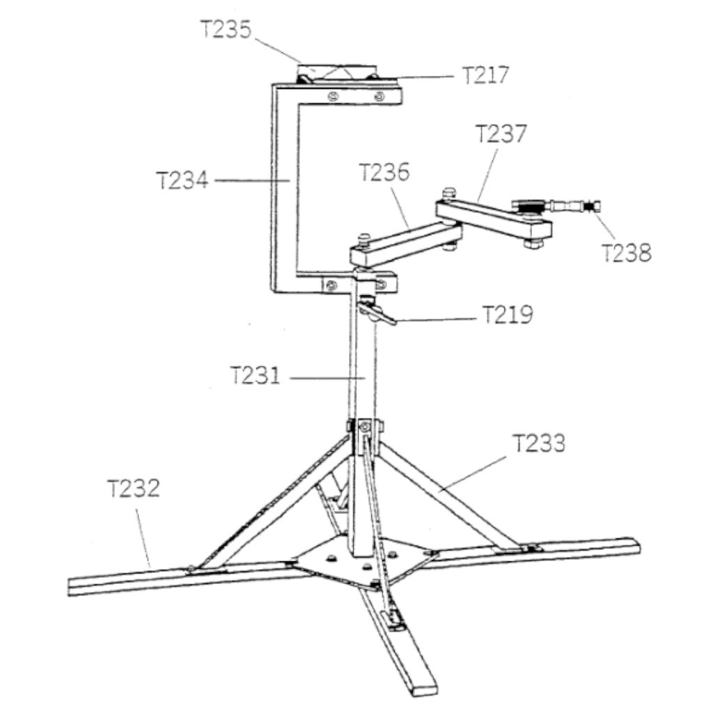 Lincoln LMC | T031 LT/MT Stand for Model LT and Model MT Vulcanizer Spotter