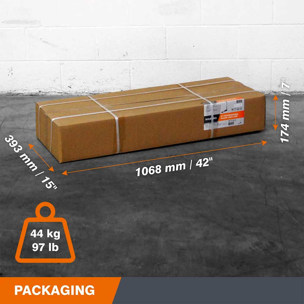 Martins | Professional Long Reach 2-Ton Floor Jack (MFJ-PL2T)