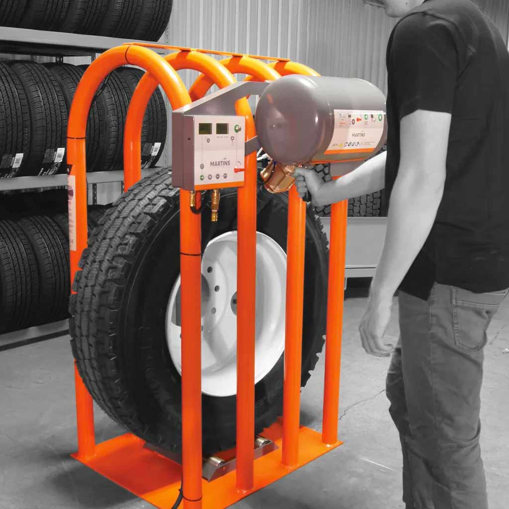 Martins | 4-Bar Inflation Pit Stop All-In-One Tire Inflation Cage (MIC-4-IPS)