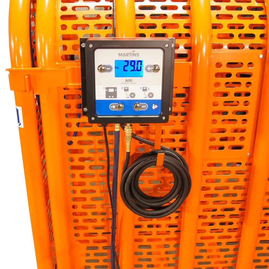 Martins | 6-Bar Heavy Duty Tire Inflation Cage Kit with Inflator (MIC-6HD-KIT)