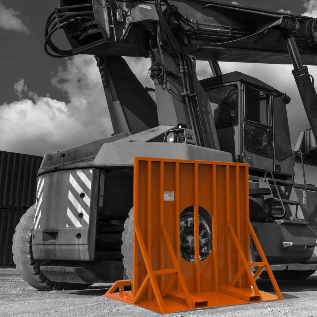 Martins | 80″ Tractor & OTR Tire Inflation Barrier Cage (MITB-80)