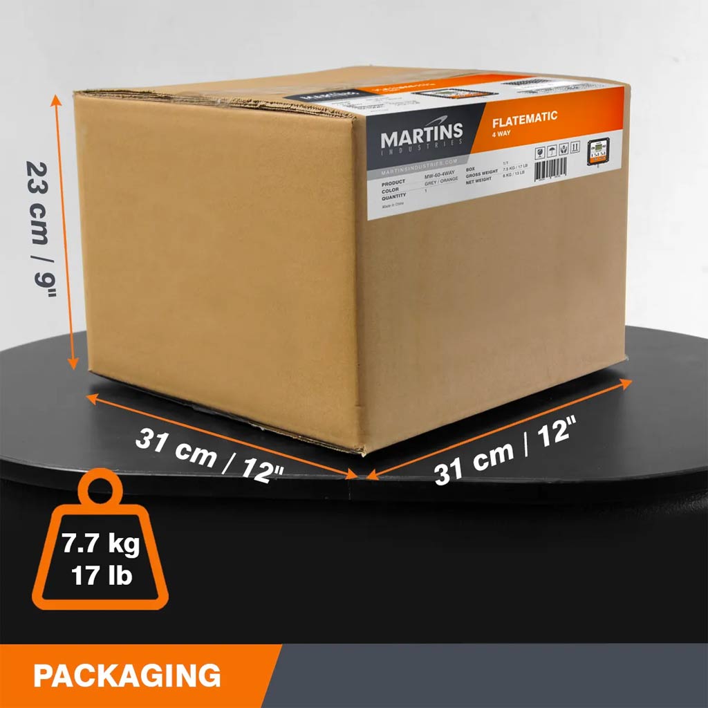 Martins | 4WAY Flatematic 4-Outlet Wall-Mounted Automatic Tire Inflator with Hoses (MW-60-4WAY)