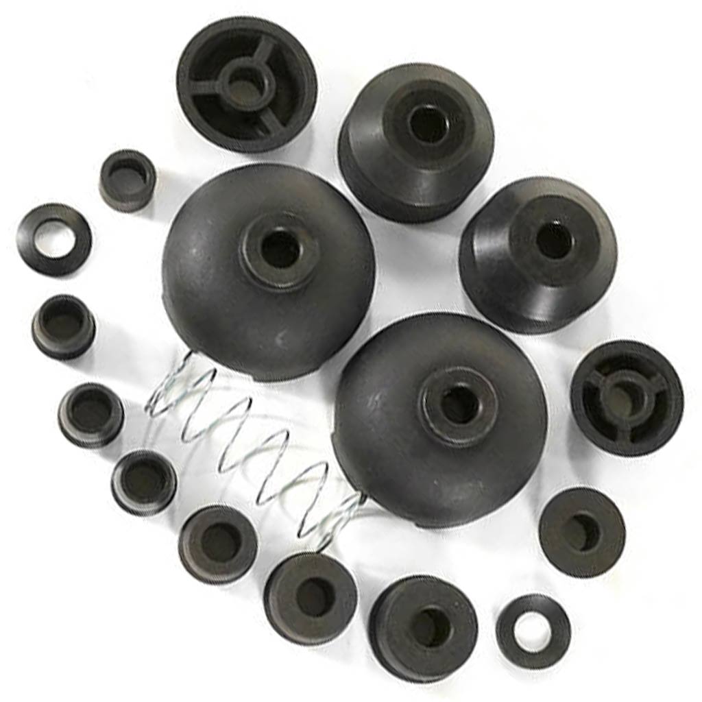 Pro-Cut | Super Bench Mobile Combination Brake Lathe with DC Motor, Tool Cabinet, and Adapters (B17-STD)