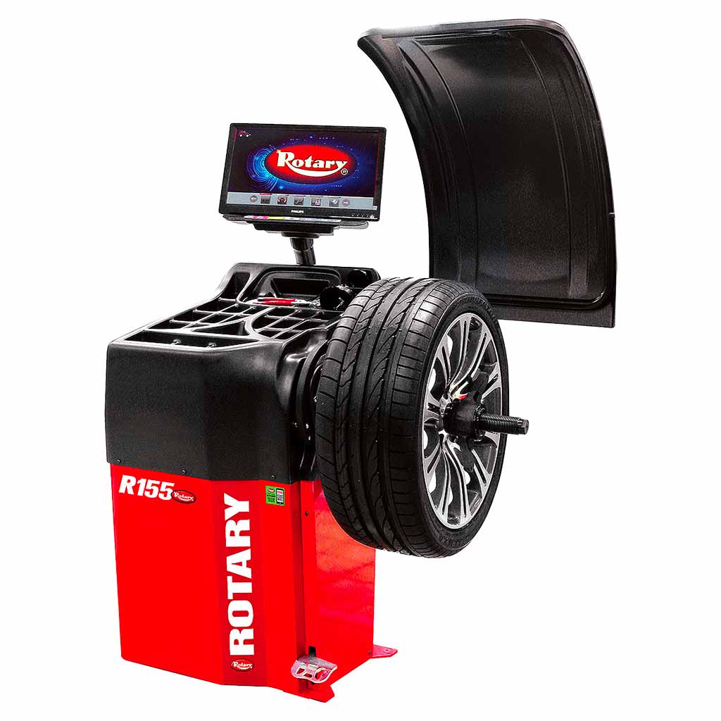 Rotary | Professional Combo: R146RP Swing Arm Tire Changer w/ Helper Arm & R155 Pro 3D Wheel Balancer (RW146155C)