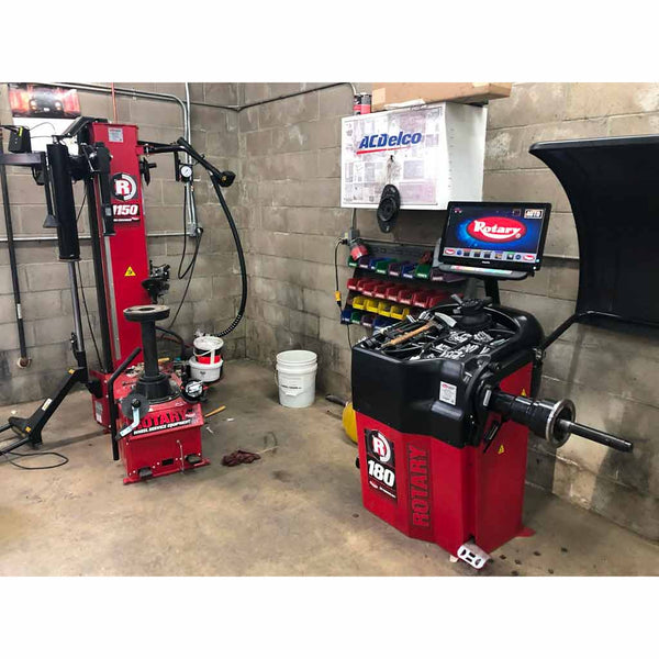 Rotary Tire Master Combo R1150 Leverless CenterPost Tire Changer