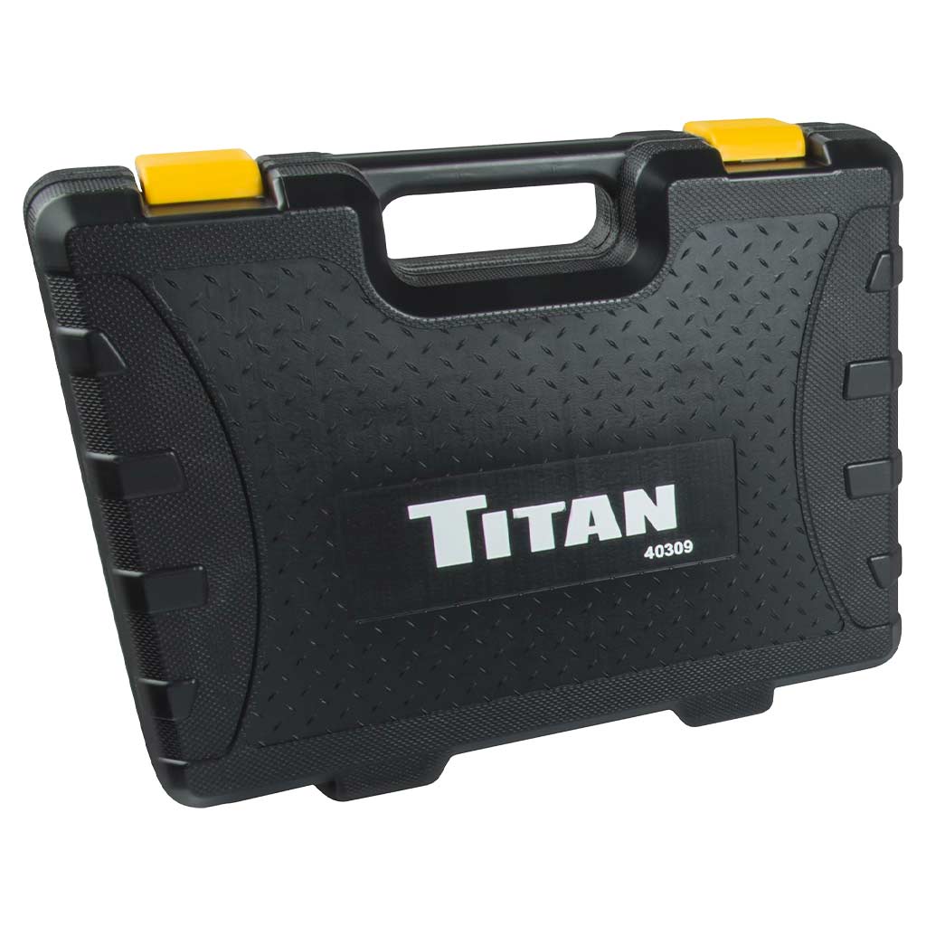 Titan Tools 40309 1″ Drive 6-Point 9-Piece SAE Deep Impact Socket Set