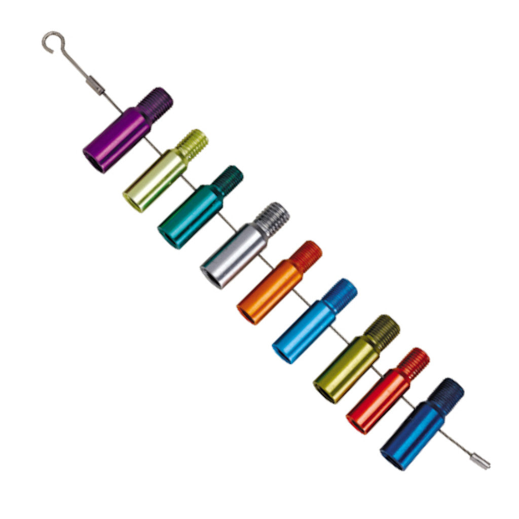 White Knight | 9-Piece Color-Coded Lug Nut & Wheel Stud Thread Gauge Checker (TG6000C)