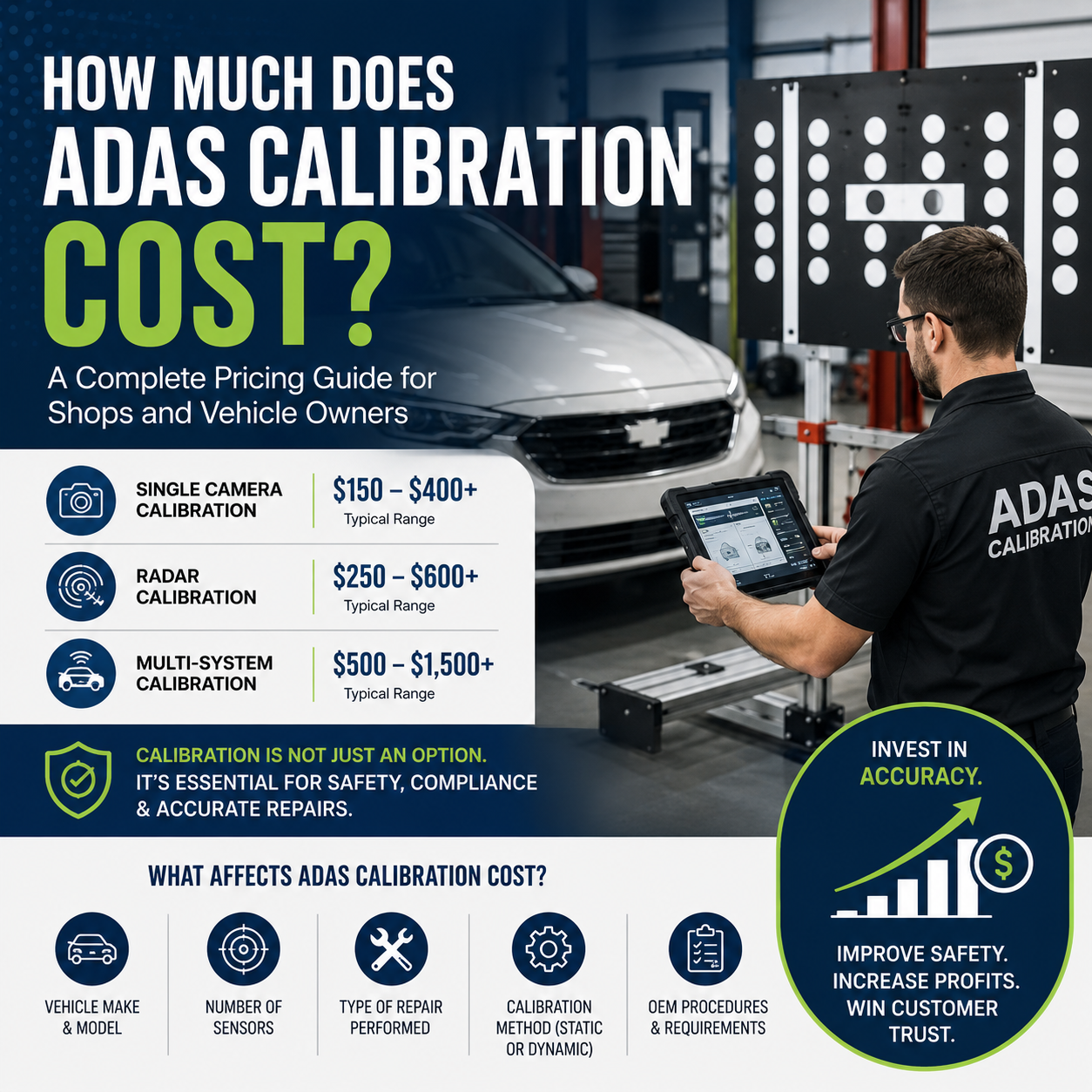 How Much Does ADAS Calibration Cost? A Complete Pricing Guide for Shops and Vehicle Owners