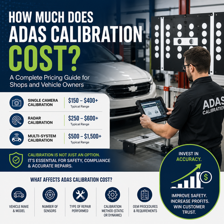 How Much Does ADAS Calibration Cost? A Complete Pricing Guide for Shops and Vehicle Owners
