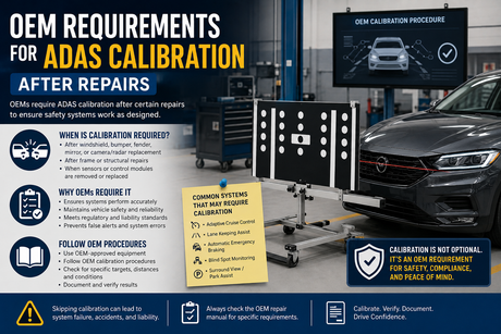 OEM Requirements for ADAS Calibration After Repairs