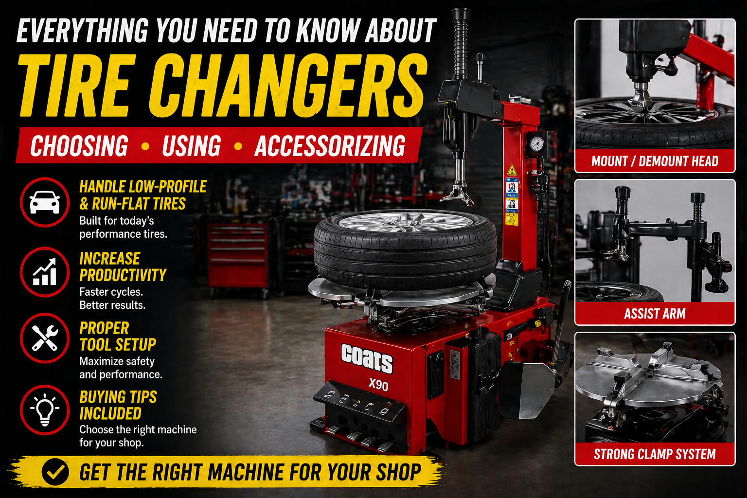 Everything You Need to Know About Tire Changers — Choosing, Using & Accessorizing
