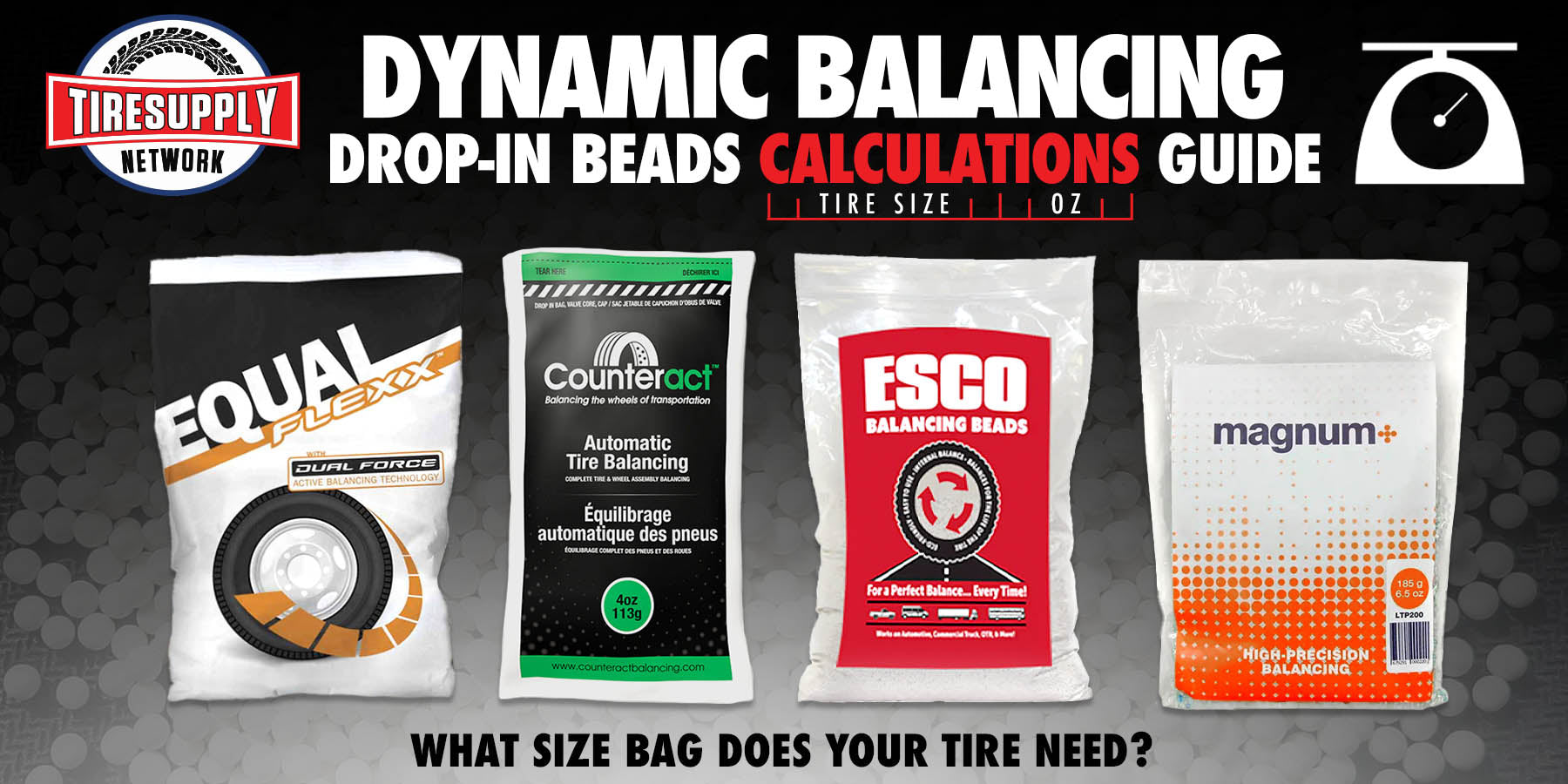 Dynamic Balancing DropIn Beads Calculations Guide Tire Supply Network