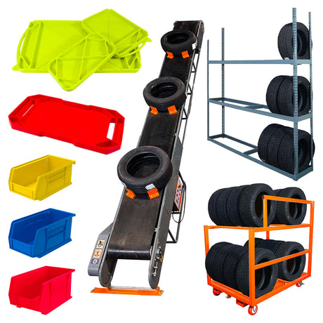 Storage Bins & Storage Shelf