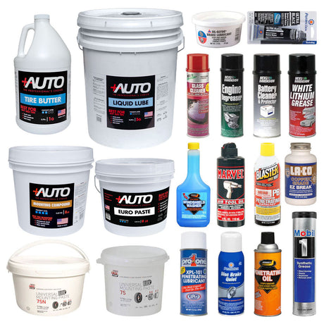 Tire Lube, Paste, Paint, & Other Chemicals