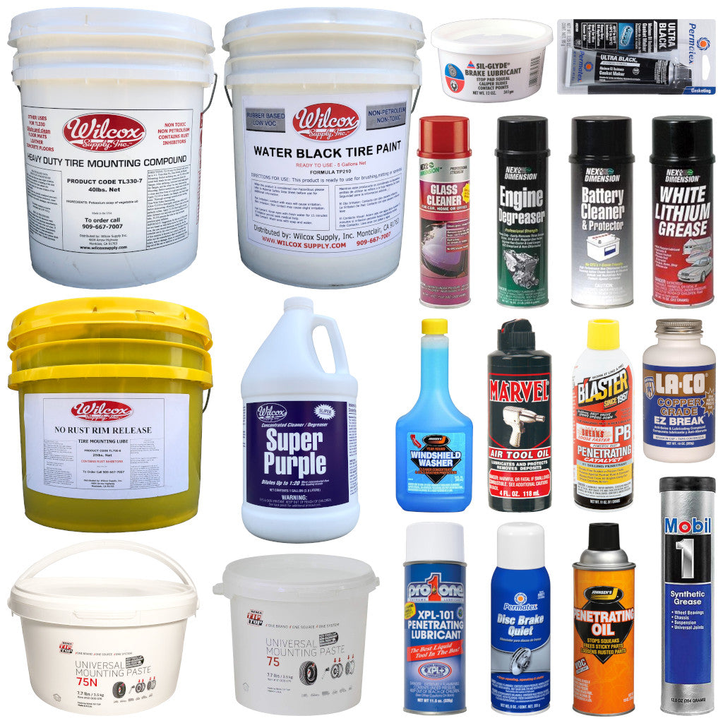 Tire Lube, Paste, Paint, & Other Chemicals