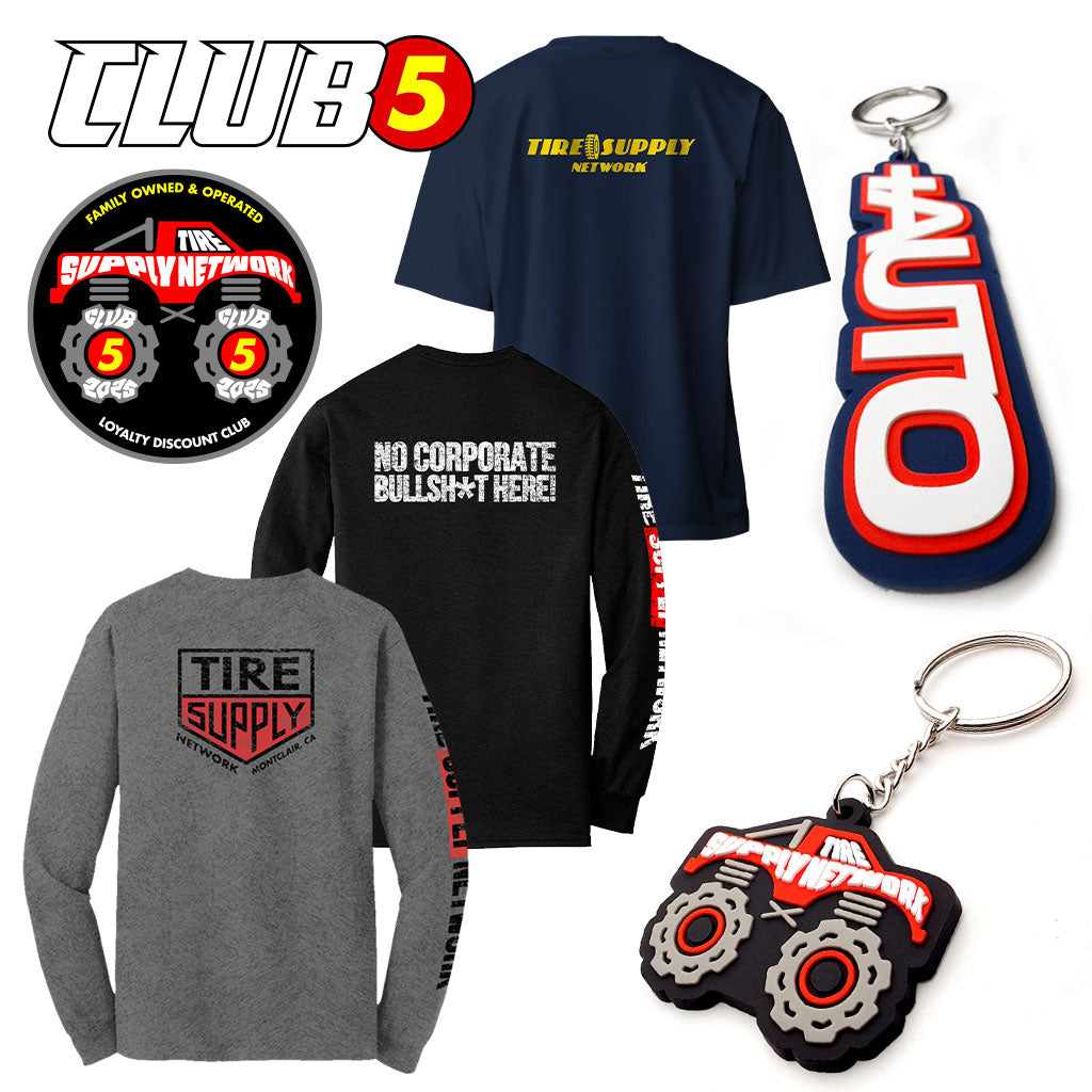 TSN Gear & CLUB5 Membership – Tire Supply Network