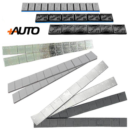 +AUTO, bada, perfect equipment, plombco, white knight, tape weights, black, silver