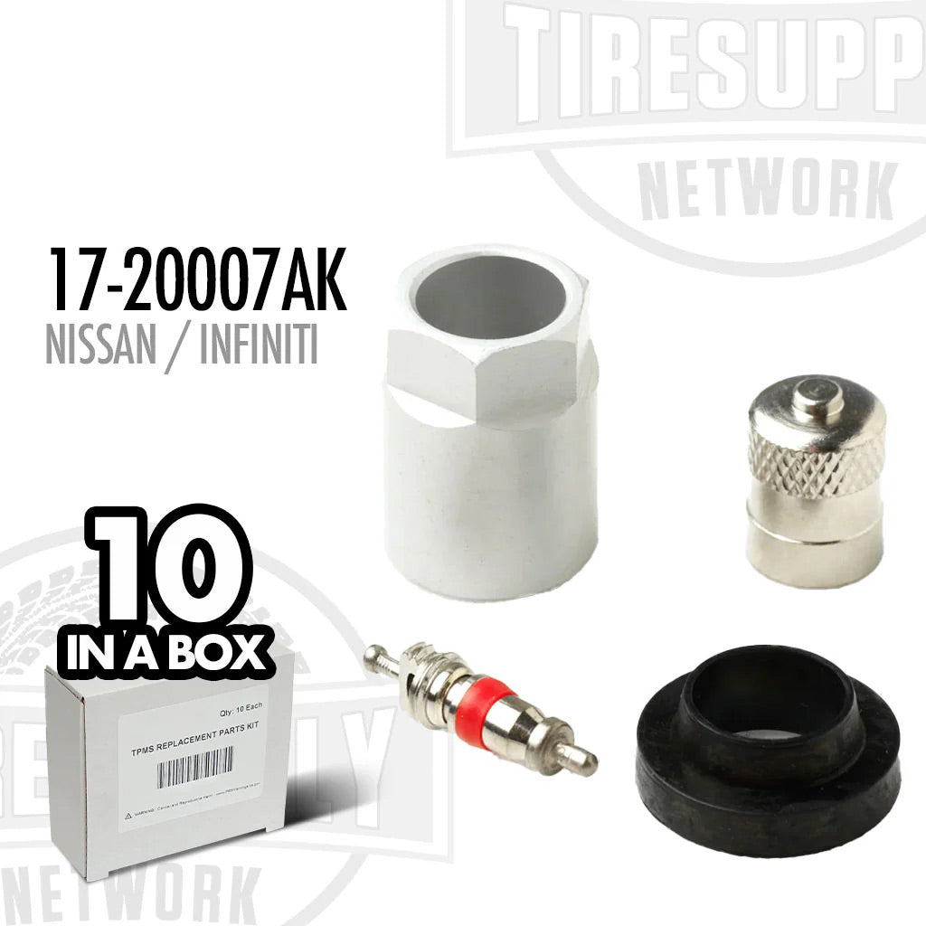 TPMS Service Kit (Nissan, Infiniti) (Box of 10) (17-20007AK)