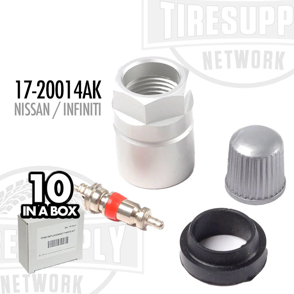 TPMS Service Kit (Nissan, Infiniti) (Box of 10) (17-20014AK)