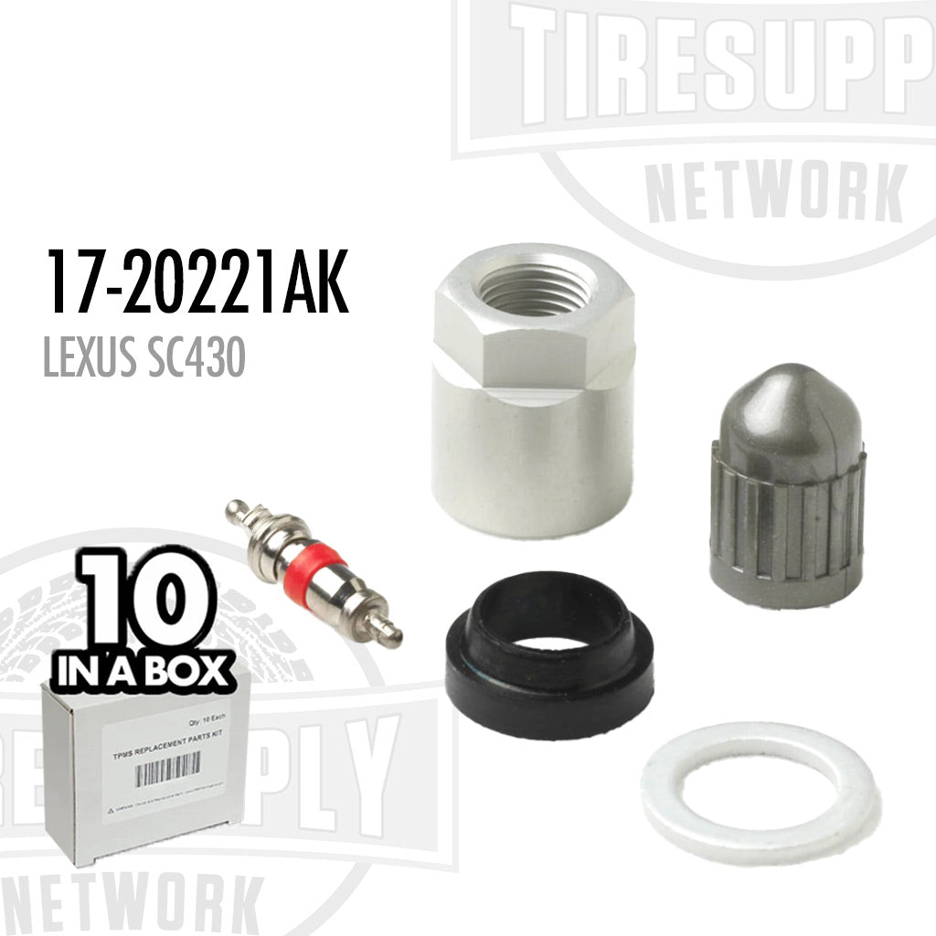 TPMS Service Kit (Lexus SC430) (Box of 10) (17-20221AK)