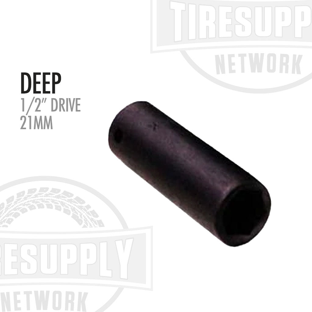 1/2″ Drive x 21mm Impact Socket - Deep (2021MD)