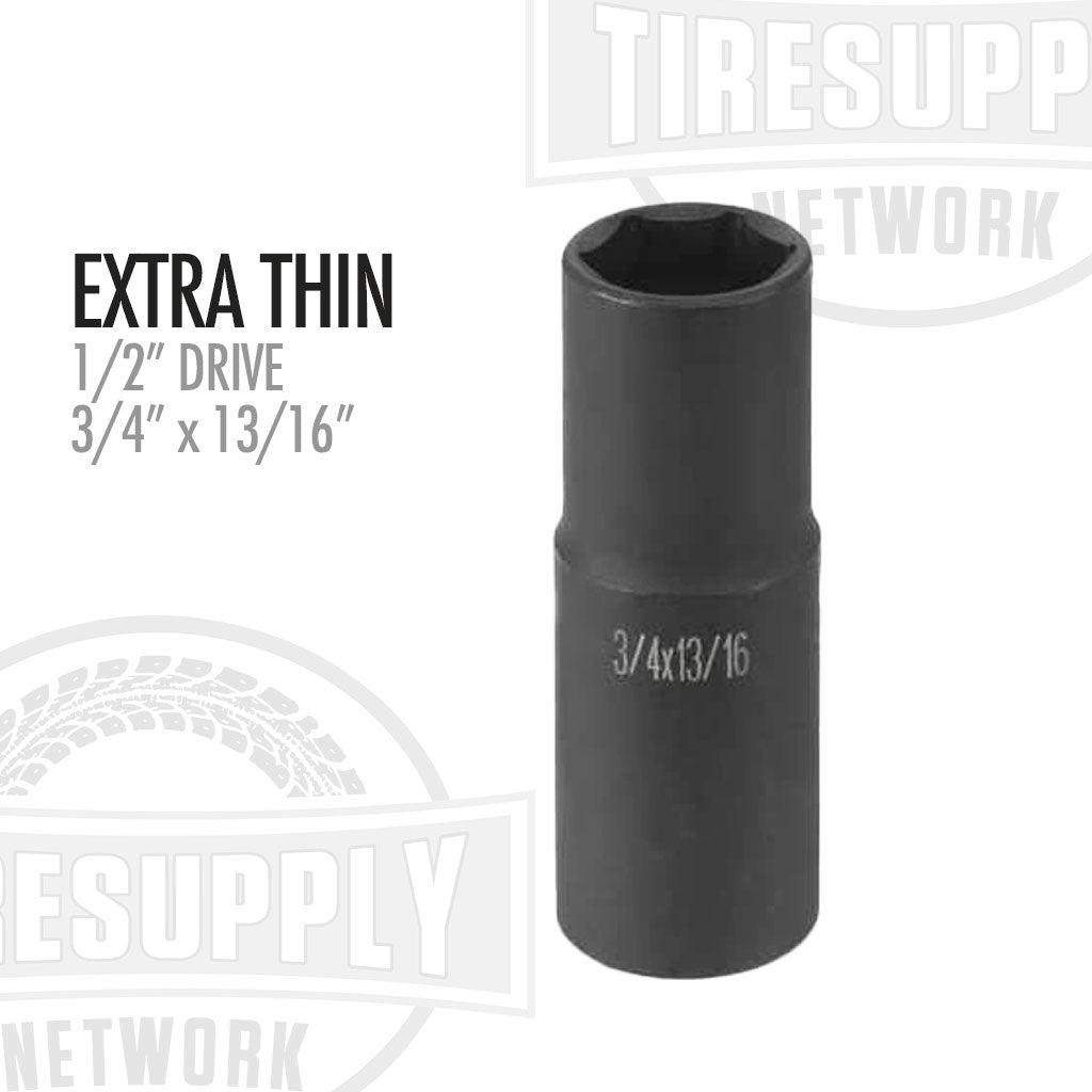 1/2″ Drive 3/4″ x 13/16″ Impact Flip Socket - Deep Extra Thin Wall (2146DT)