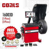 Coats 1600 | 3D Direct Drive Wheel Balancer - 1-Phase or 3-Phase