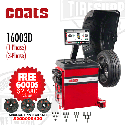 Coats 16003D 1-Phase & 3-Phase Wheel Balancer
