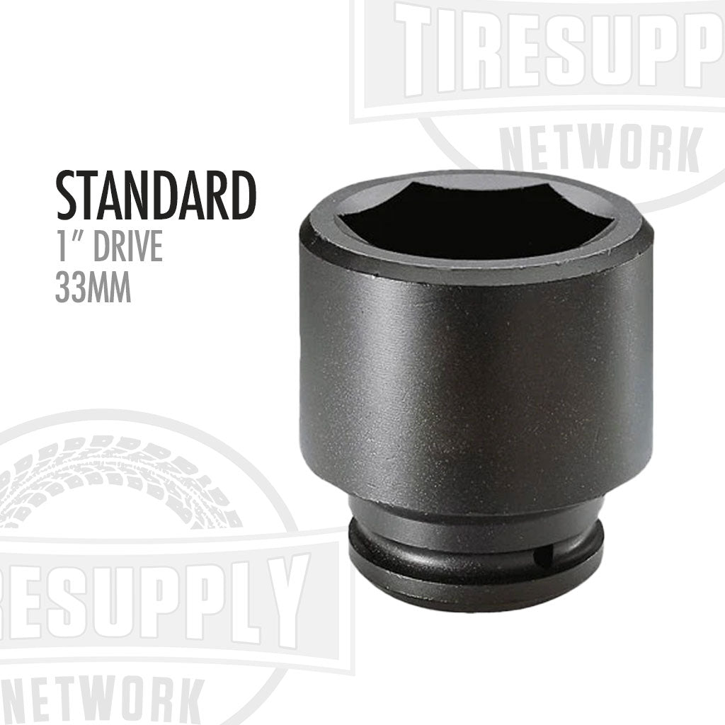 1″ Drive x 33mm Impact Socket - Standard (533M)