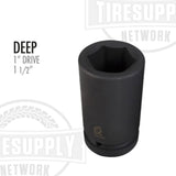 1″ Drive x 1 1/2″ Impact Socket - Deep (548D)