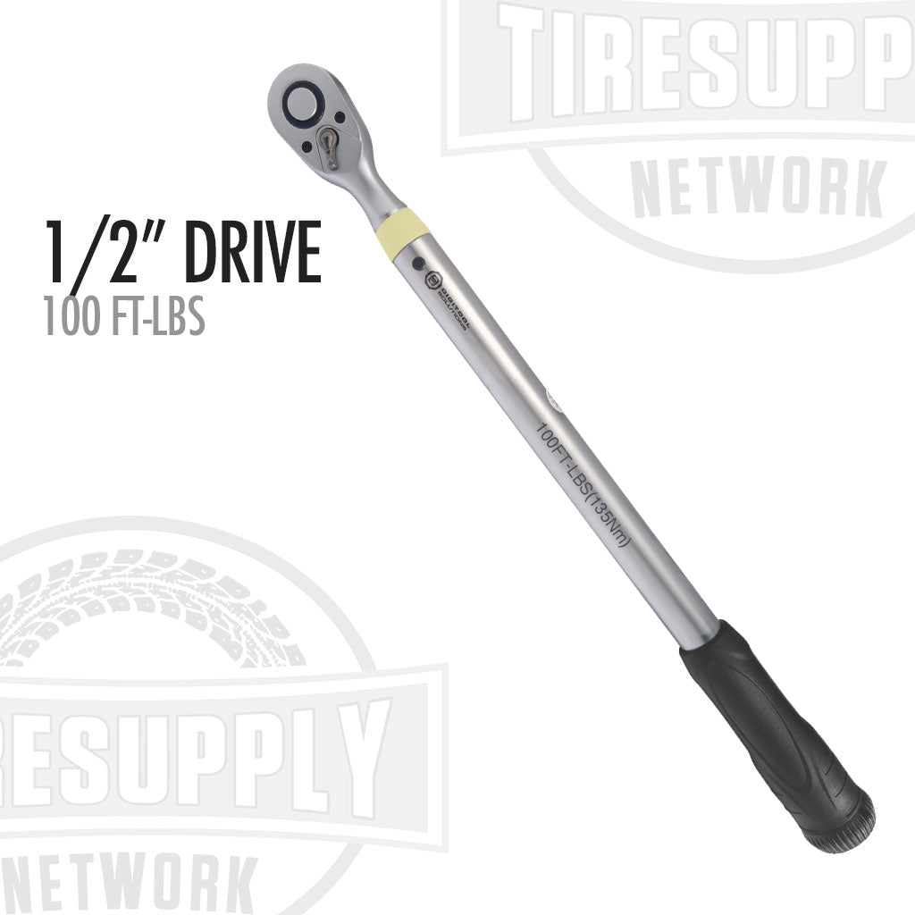 1/2&quot; Drive Preset Click-Type Torque Wrench - 100 ft-lbs (5PC-1003)
