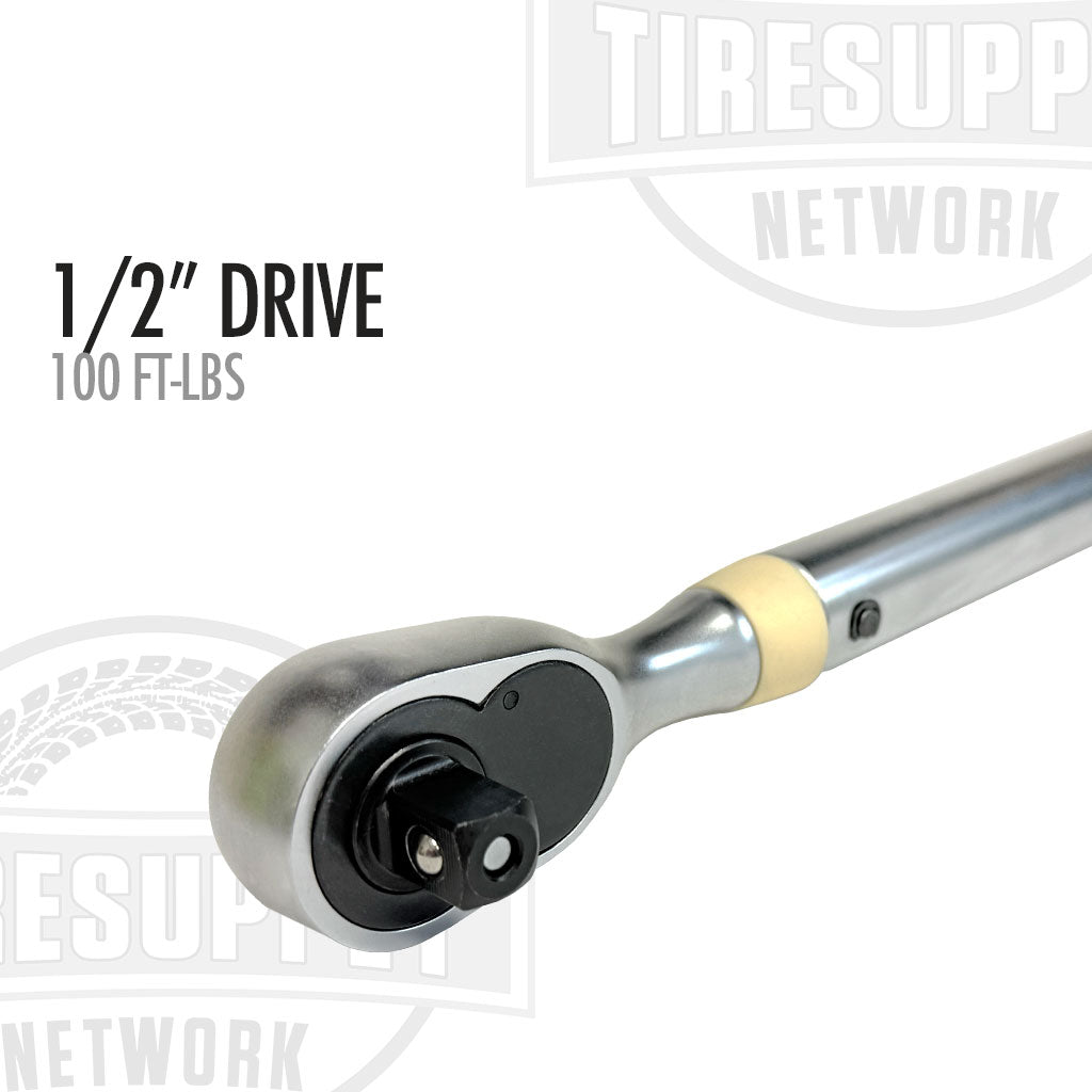 1/2&quot; Drive Preset Click-Type Torque Wrench - 100 ft-lbs (5PC-1003)