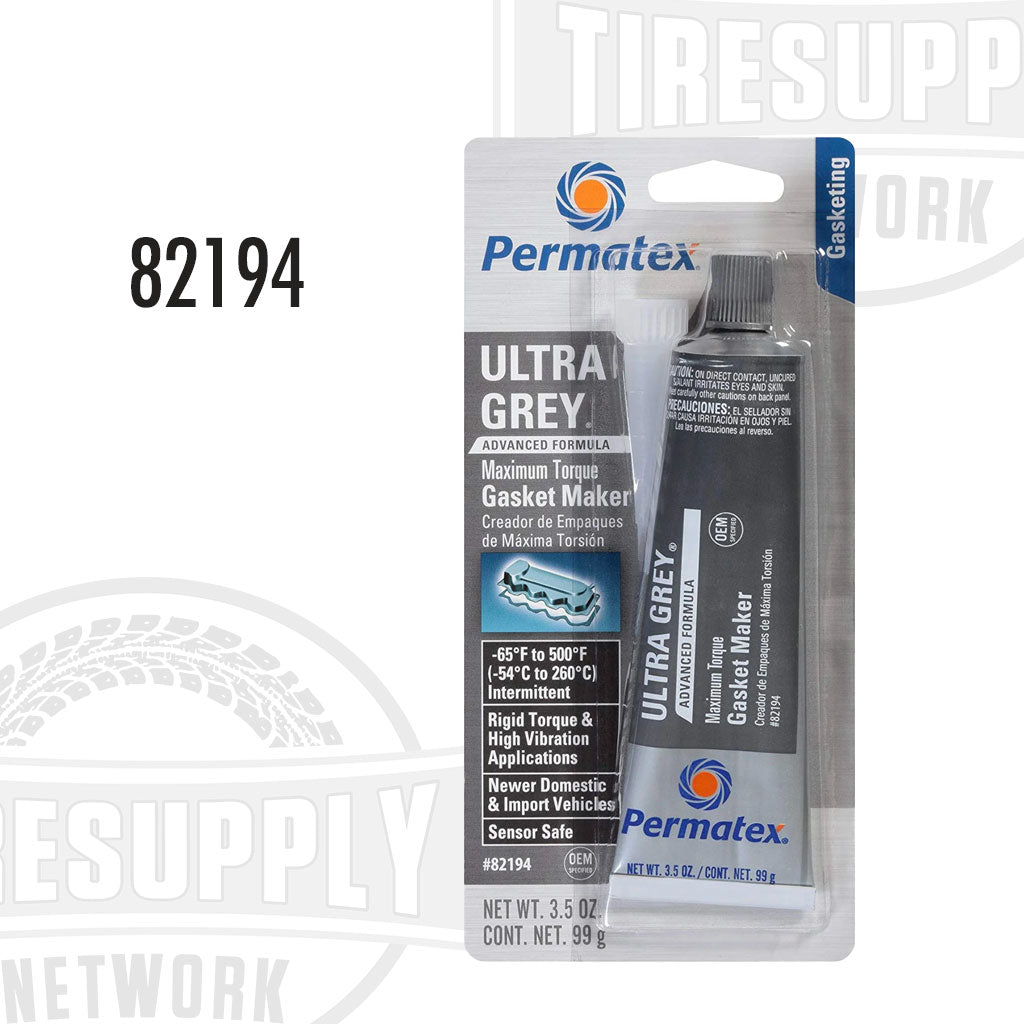 Permatex Ultra Grey Silicone (82194) - Tire Supply Network