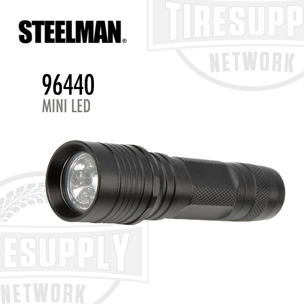 Steelman | Durable Aluminum Pocket-Size Mini LED Flashlight - AA Battery (96440)