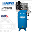 ABAC AB7-2180VFF air compressor 80 gallons