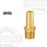 Hose Barb - 3/8″ x 1/4″ NPTM (406)