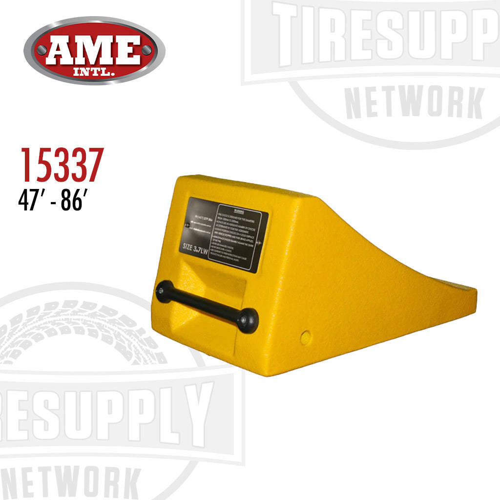 AME | Urethane OTR Wheel Chock 47″ - 86″ (15337)