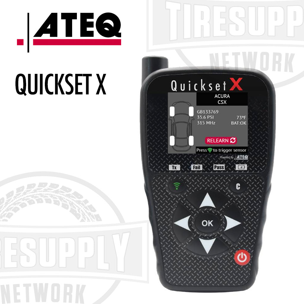 ATEQ | Quickset X Summer/Winter Tire TPMS Sensor Activation - ECU Reset Tool w/ OBD cable (QUICKSET-X)
